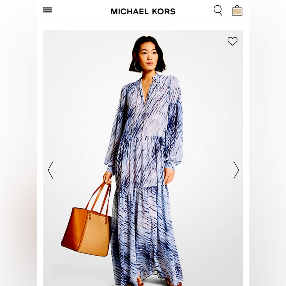 Brand New Michael Kors Maxi Dress size XXS but fit to Medium size.